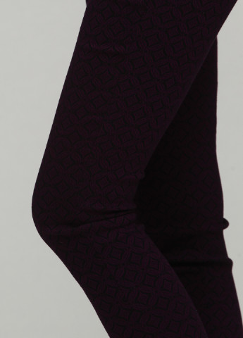 Фиолетовые кэжуал демисезонные зауженные брюки Signature