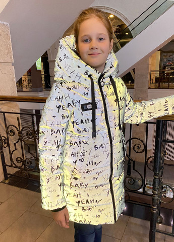 Світло-сіра зимня зимняя светоотражающая куртка Tiaren Lux