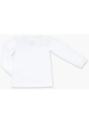 Кофта з шифоновими рукавами та стразами (8840-92G-white) Breeze (251313925)