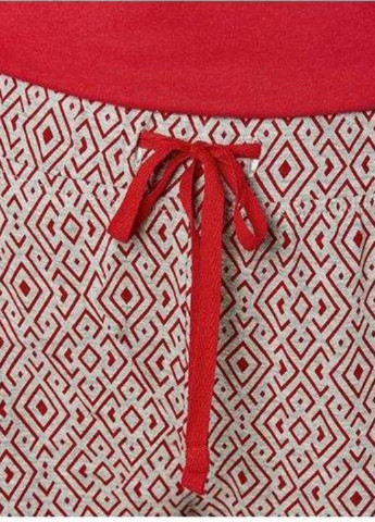 Червона всесезон піжама (лонгслів, брюки) лонгслив + брюки Esmara