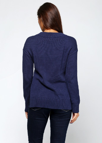 Темно-синій демісезонний пуловер джемпер Gap