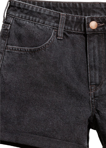 Шорты H&M тёмно-серые джинсовые