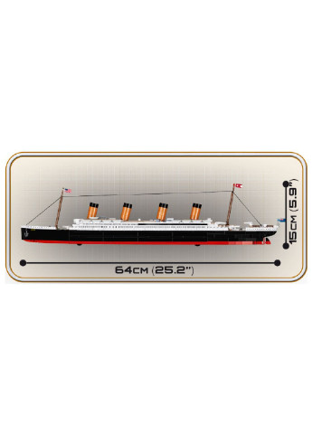 Конструктор Титанік 1:450, 722 деталі (-1929) Cobi (254053385)