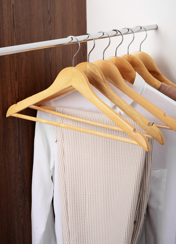 Вешалка дерево (10 шт.) 44.5х23х1,2 см IDEA HOME (258757173)