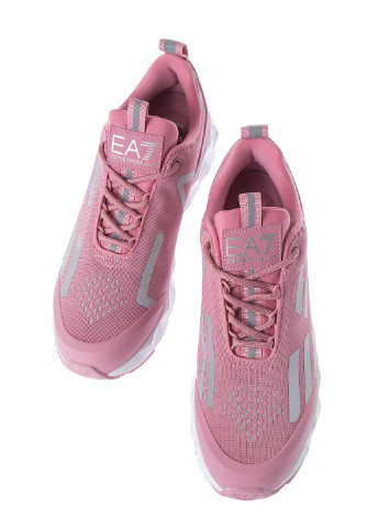 Розовые демисезонные кроссовки ARMANI EA7