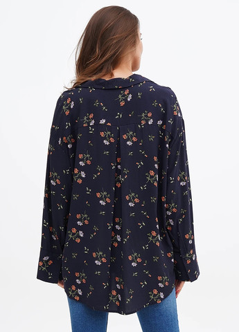 Тёмно-синяя блуза H&M