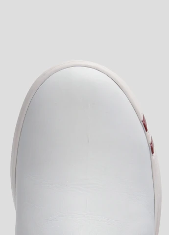 Белые белые кожаные слипоны Bally однотонные