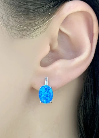 Сережки Silver Flame (219626670)