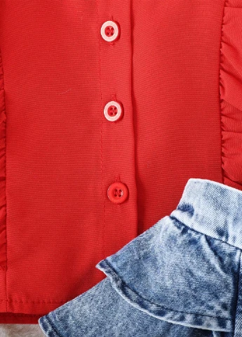 Комбінований демісезонний костюм (блузка, шорти) з шортами SHEIN