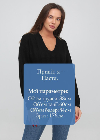 Чорний демісезонний пуловер пуловер Monki