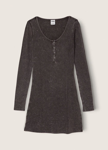 Серое кэжуал платье Victoria's Secret однотонное