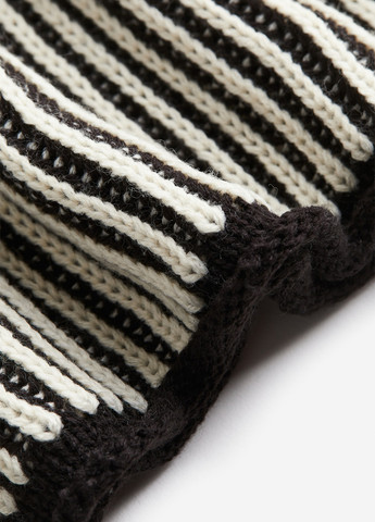 Черно-белый зимний джемпер джемпер H&M