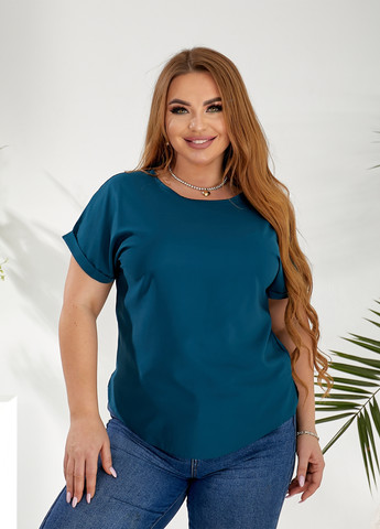 Морской волны блузка Demma