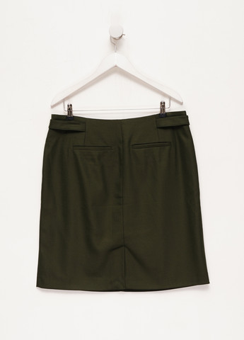Темно-зеленая кэжуал однотонная юбка S.Oliver