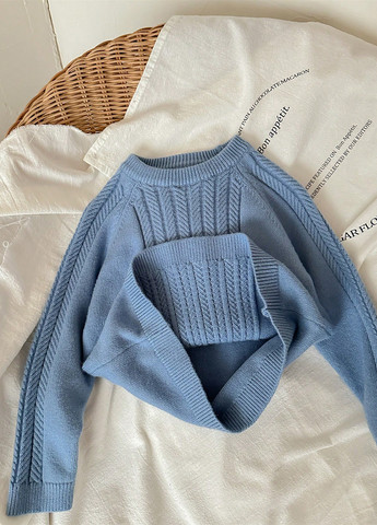 Голубой демисезонный джемпер джемпер SHEIN