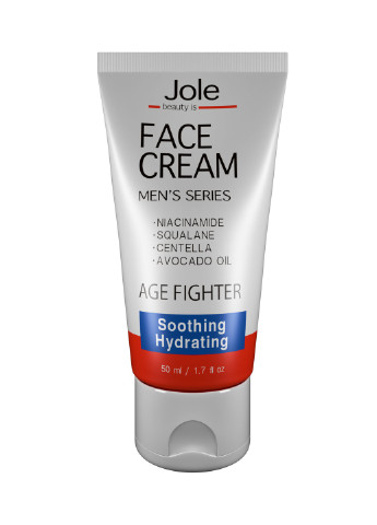 Увлажняющий и заживляющий крем для мужчин Hydrating & Sooting Cream for Men 50ml Jole - (251160931)