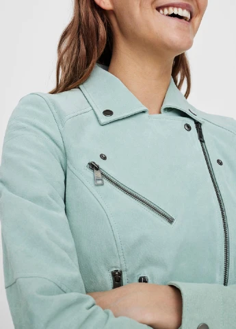 Мятная демисезонная куртка Vero Moda