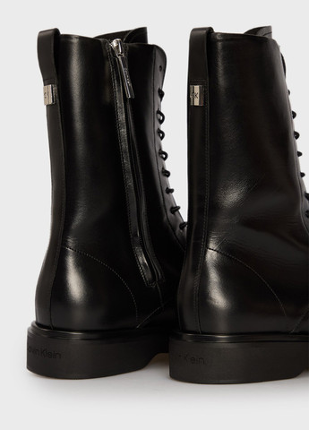 Осенние ботинки берцы Calvin Klein с логотипом, со шнуровкой