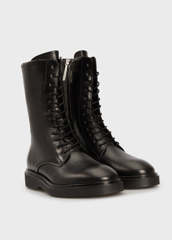 Осенние ботинки берцы Calvin Klein с логотипом, со шнуровкой