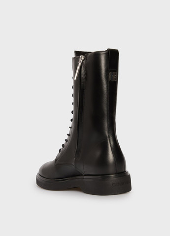 Осенние ботинки берцы Calvin Klein с логотипом, со шнуровкой