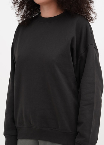 Темно-серый свитшот H&M однотонный без декора (366095943)