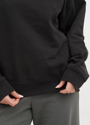 Темно-серый свитшот H&M однотонный без декора (366095943)