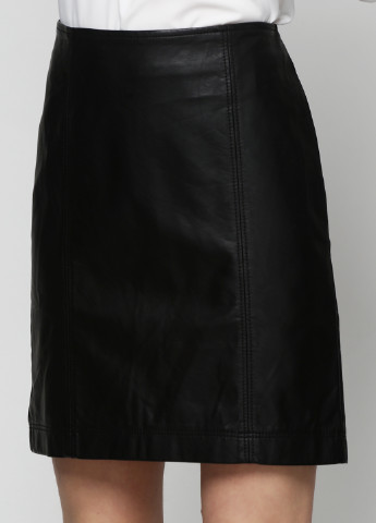 Черная кэжуал однотонная юбка Montego