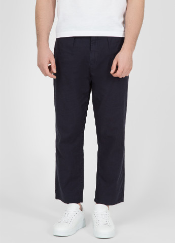 Темно-синие кэжуал демисезонные чиносы брюки Pepe Jeans