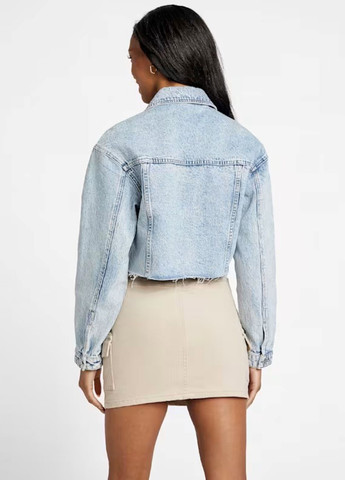 Синяя демисезонная куртка Guess