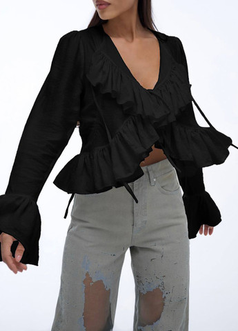 Чёрная блуза Fashion