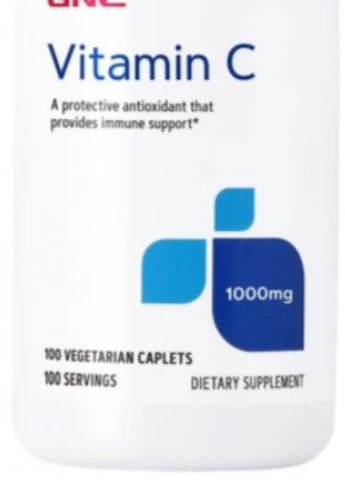 Вітамін С VIT C 1000 100 tabl GNC (254371893)