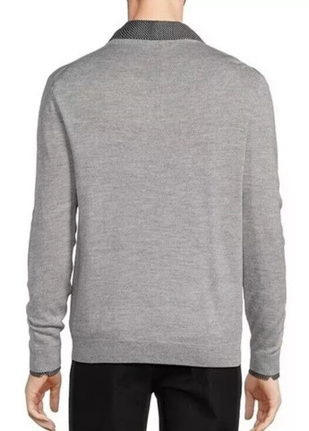 Серый демисезонный пуловер пуловер Hart Schaffner Marx