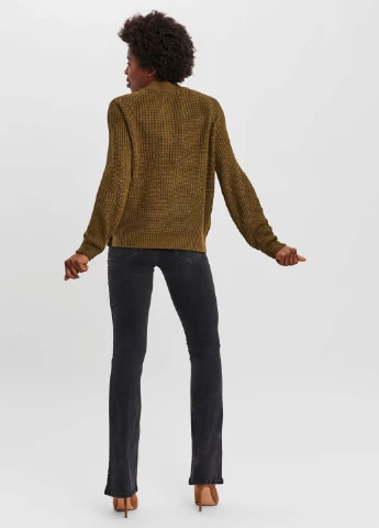 Оливковий (хакі) демісезонний светр Vero Moda