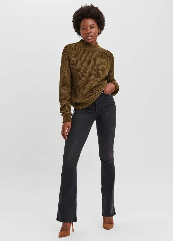 Оливковий (хакі) демісезонний светр Vero Moda
