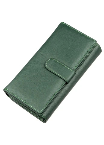 Жіночий шкіряний гаманець 17х9 см st leather (252130429)