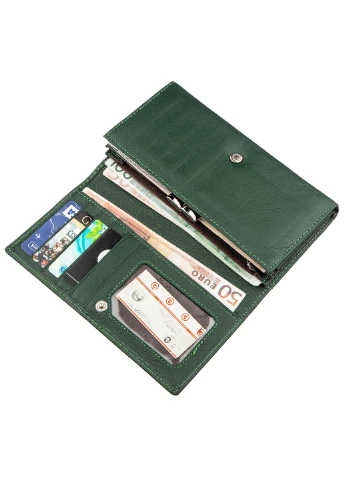 Жіночий шкіряний гаманець 17х9 см st leather (252130429)