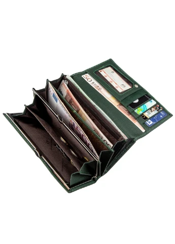 Жіночий шкіряний гаманець 17х9 см st leather (252130429)