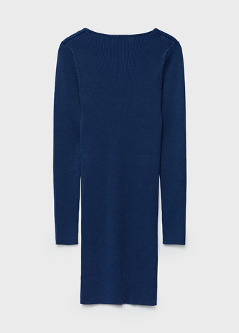 Синя кежуал сукня силуетна Stradivarius однотонна