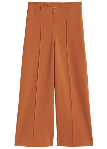 Оранжевые кэжуал летние кюлоты брюки H&M