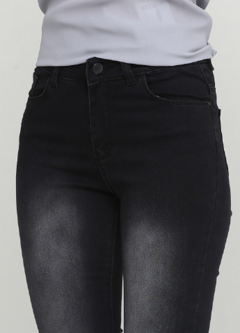 Черные демисезонные скинни джинсы CUTLER