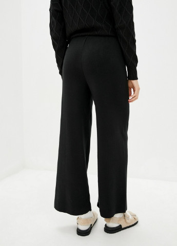 Черные кэжуал демисезонные прямые брюки Sewel