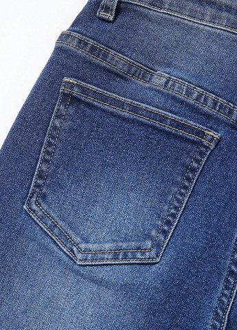 Синие демисезонные джинсы SHEIN