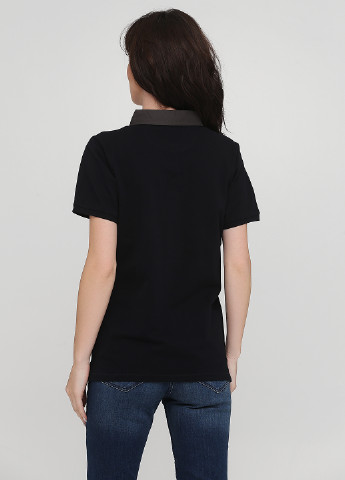 Черная женская футболка-поло Elevate однотонная