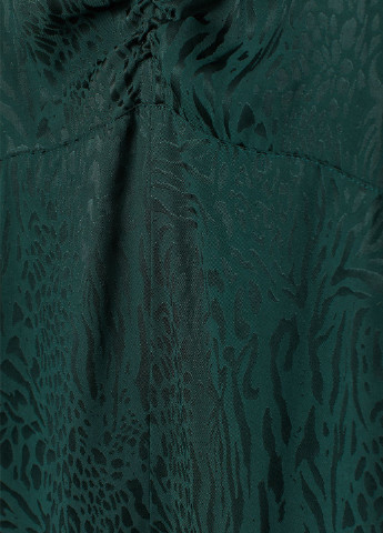 Темно-зелена кежуал плаття, сукня а-силует H&M леопардовий