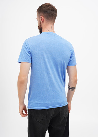 Голубая футболка Gildan