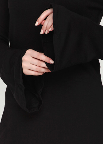 Черное кэжуал платье Alcott однотонное