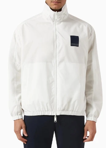 Молочная демисезонная ветровка Armani Exchange