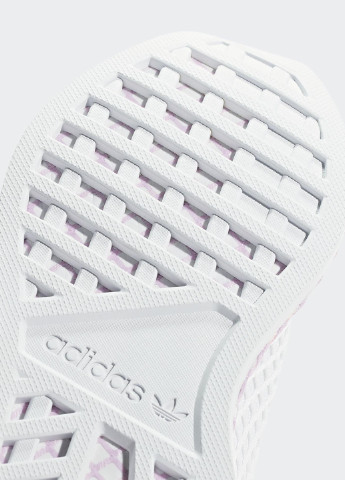 Білі осінні кроссовки adidas Deerupt