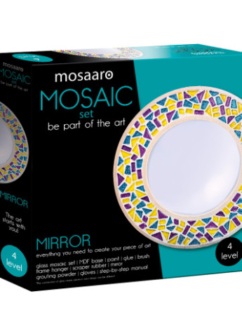 Скляна мозаїка Mirror. Дзеркало MA4004 Mosaaro (253875995)