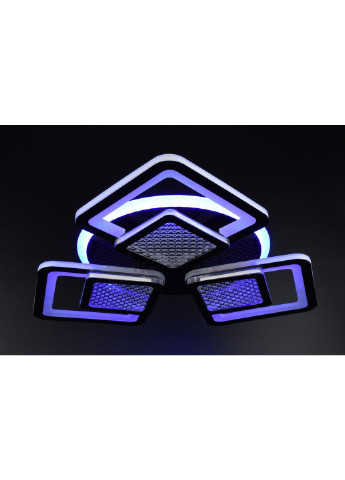 Люстра стельова LED з пультом A2727/3-RGB-bk Чорний 9х49х49 см. Sunnysky (253630347)